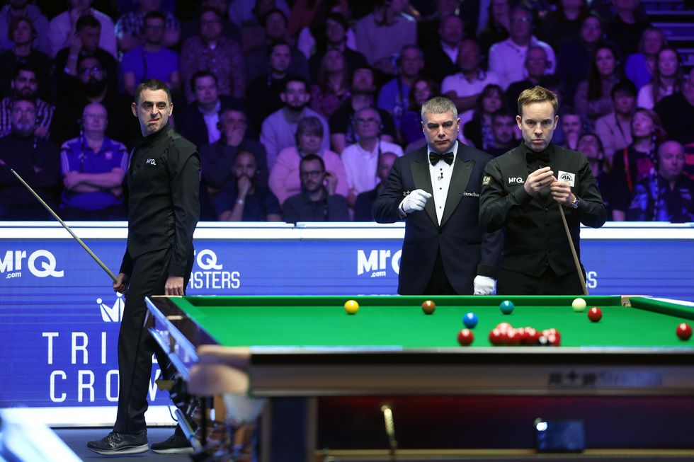 Ronnie O'Sullivan and Ali Carter