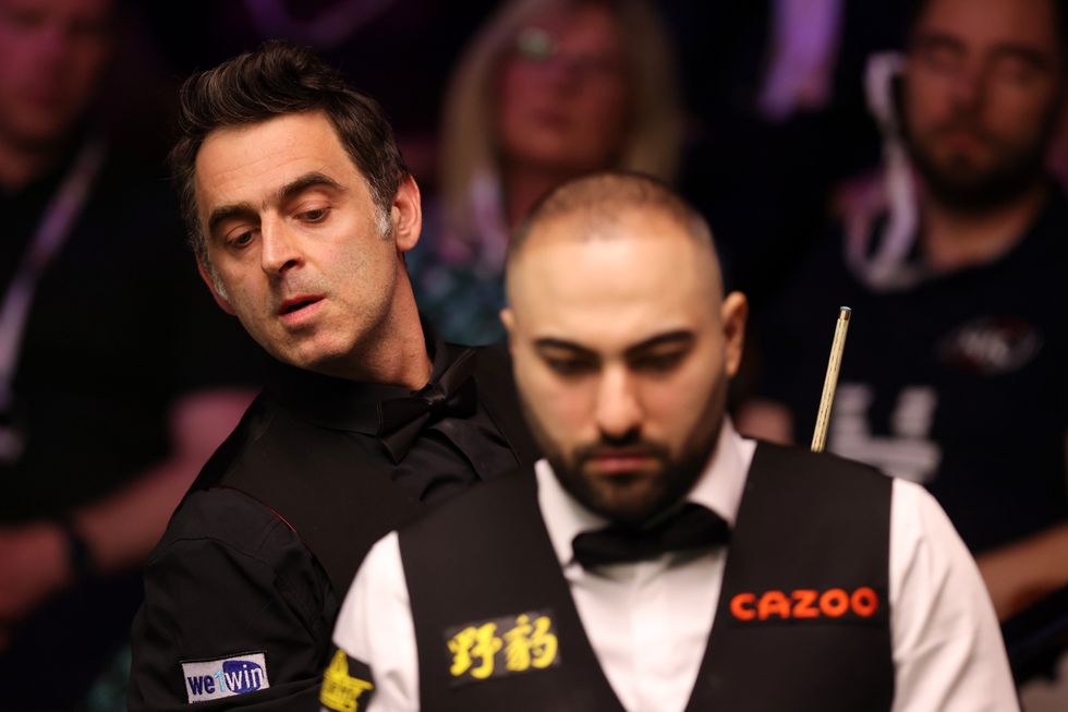 Ronnie O'Sullivan and Hossein Vafaei have a storied history