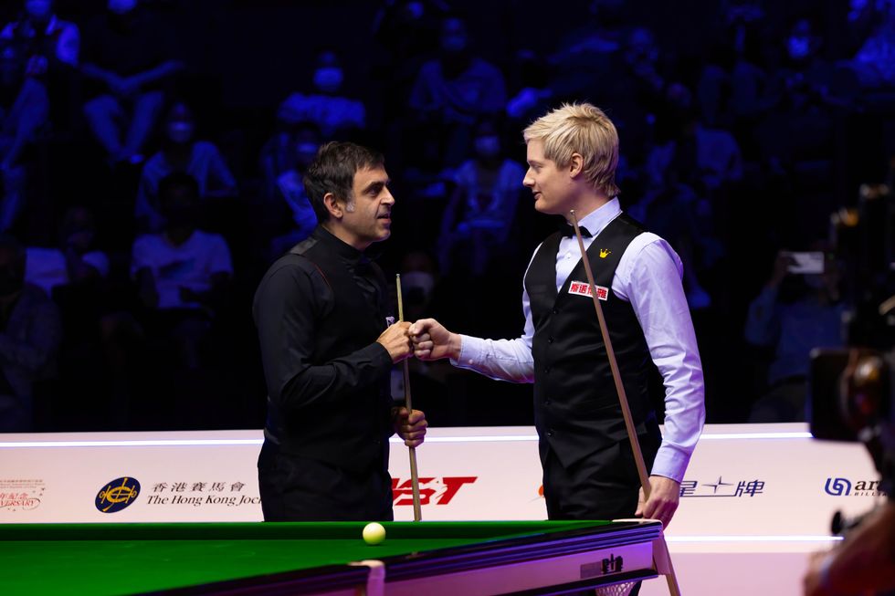 Ronnie O'Sullivan and Neil Robertson
