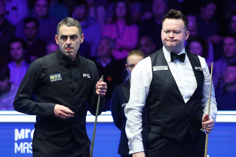 Ronnie O'Sullivan and Shaun Murphy