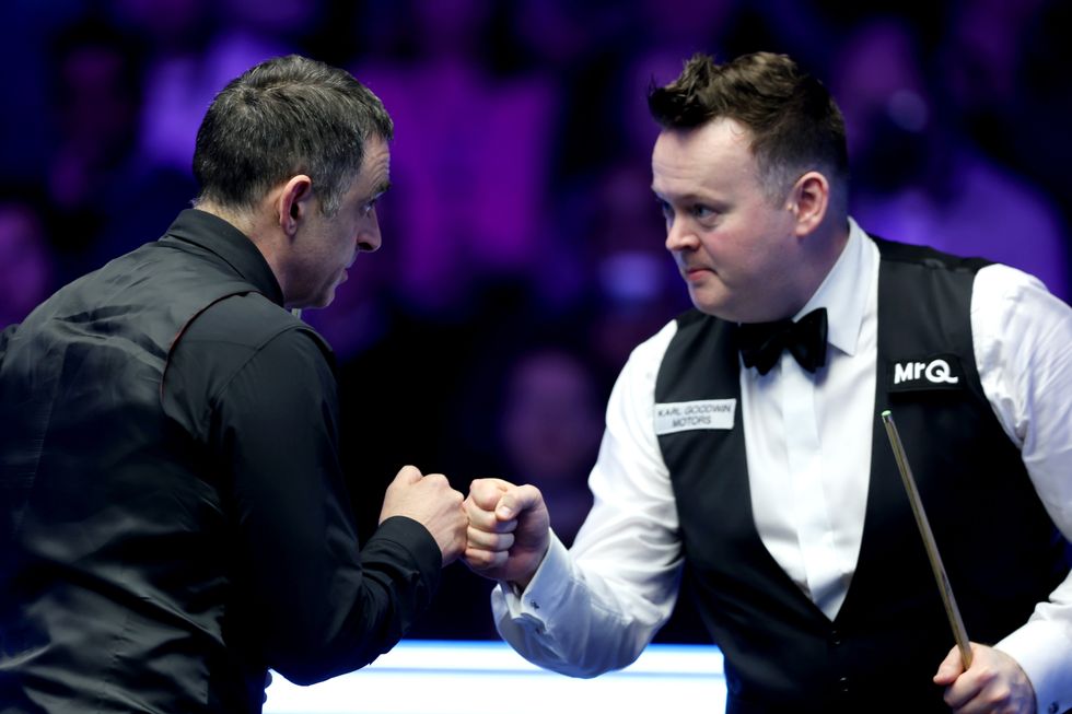 Ronnie O'Sullivan and Shaun Murphy