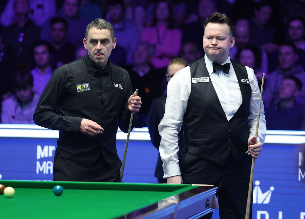 Ronnie O'Sullivan and Shaun Murphy