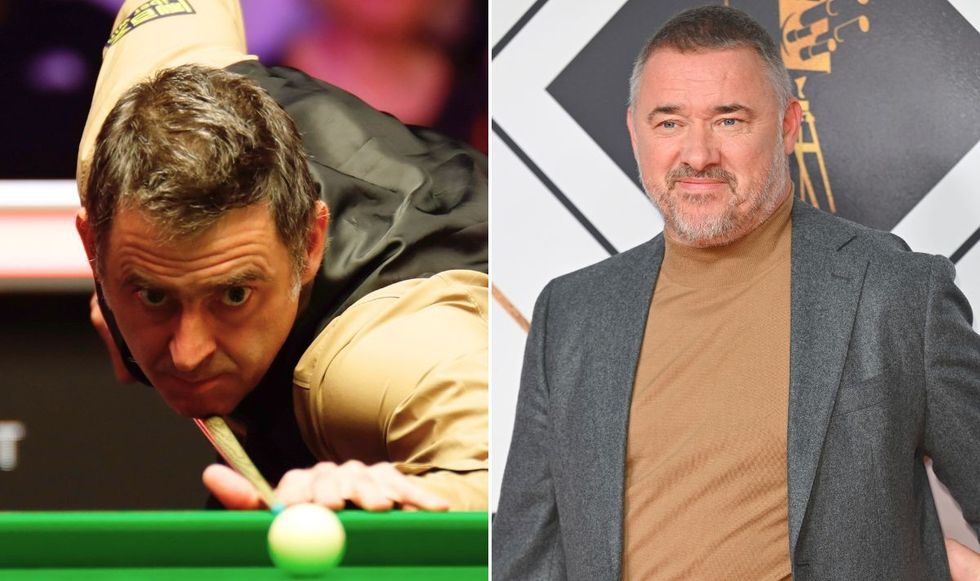 Ronnie O'Sullivan and Stephen Hendry