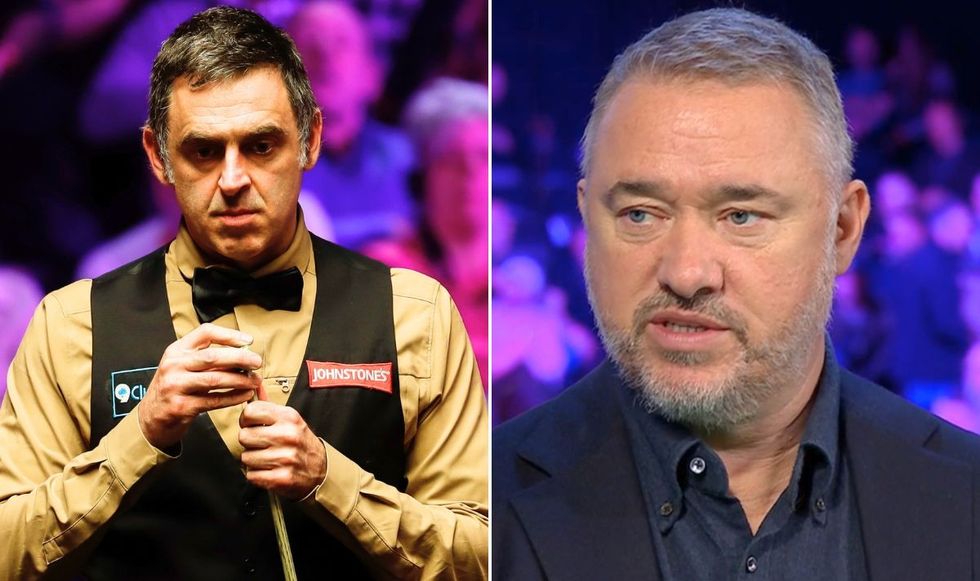 Ronnie O'Sullivan and Stephen Hendry