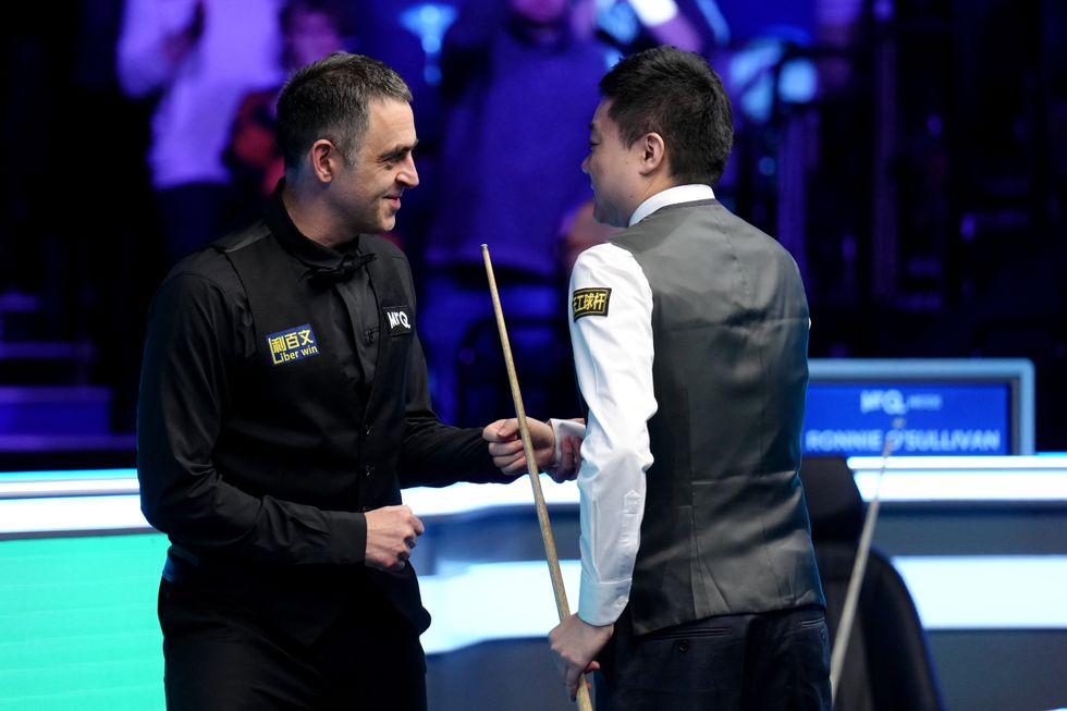 Ronnie O'Sullivan congratulated Ding Junhui on his 147