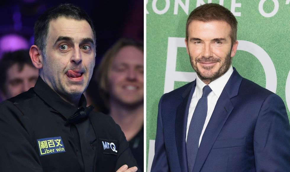 Ronnie O'Sullivan David Beckham