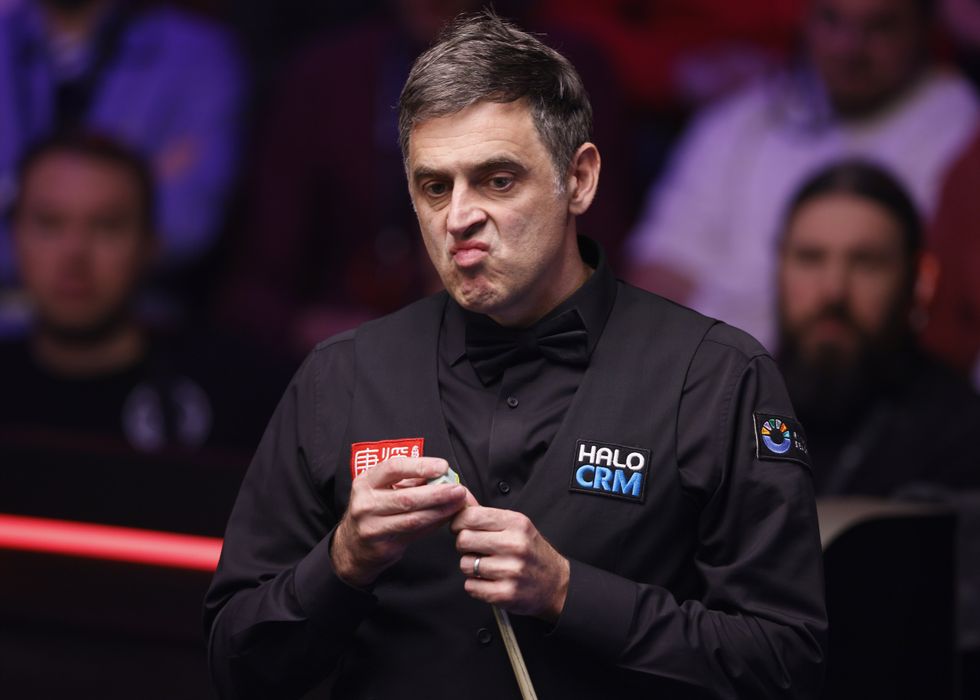 Ronnie O'Sullivan demolished Chinese rookie He Guoqiang 10-2 in the opening round of the World Snooker Championship, deploying a secret weapon that had spent most of the year hidden beneath his bed in Ireland