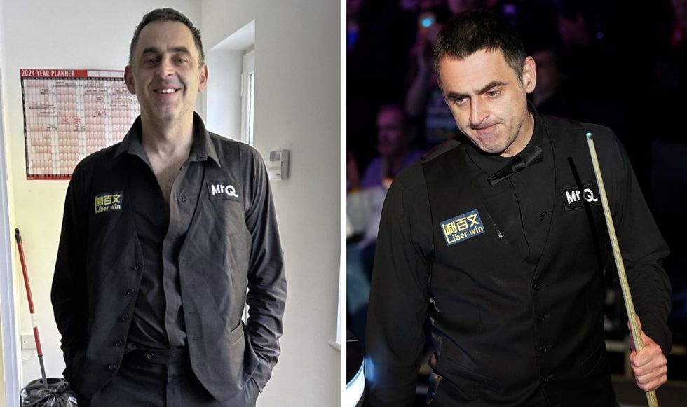 Ronnie O'Sullivan didn't change his clothes from the night before