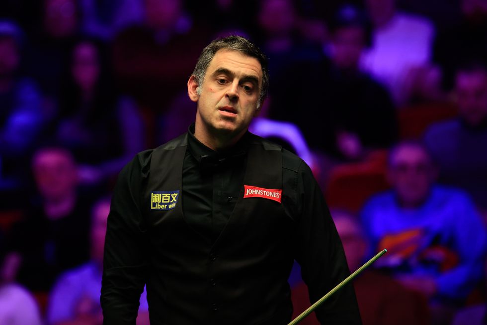 Ronnie O'Sullivan is playing in the evening session