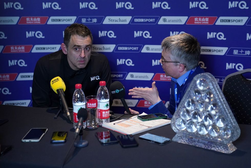 Ronnie O'Sullivan launched a foul-mouthed tirade in his press conference
