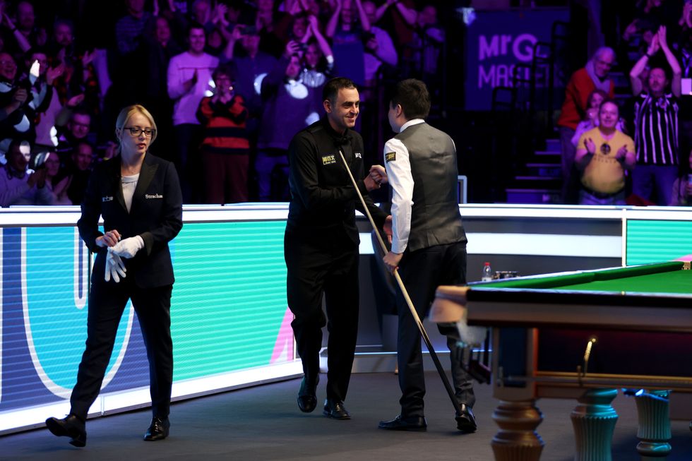 Ronnie O'Sullivan praised Ding Junhui after the match