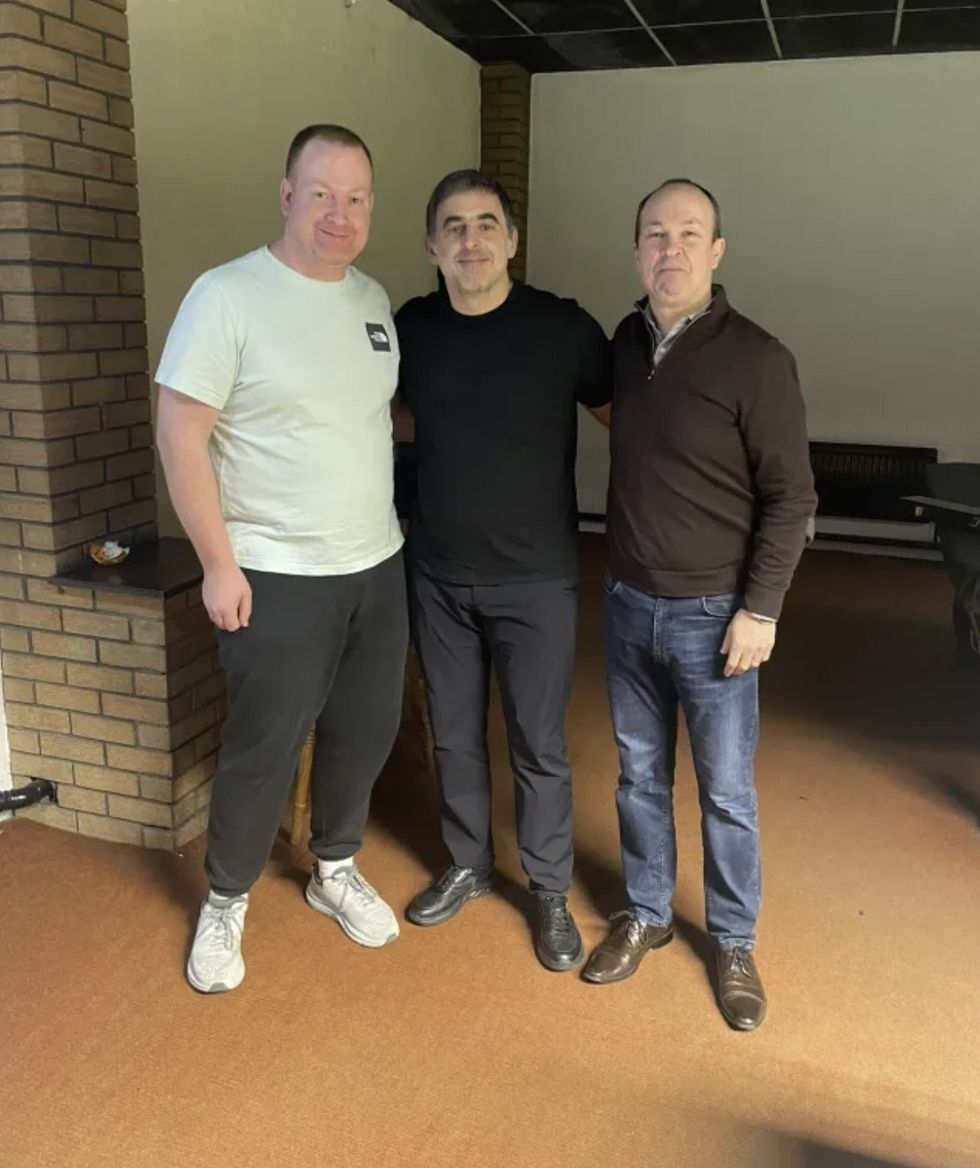 Ronnie O\u2019Sullivan joined Jordan Brown and Fergal O\u2019Brien in Celbridge