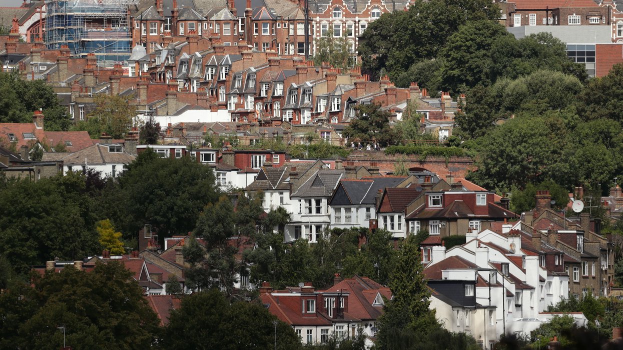 Roof tops of houses