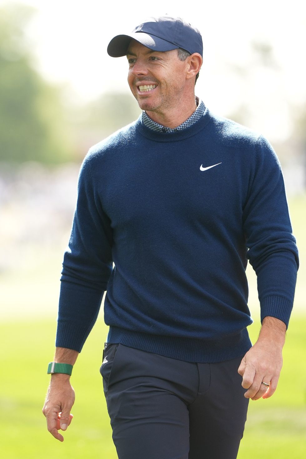 Rory McIlroy acknowledged that his ball-striking was poor during the opening seven holes, a situation that might previously have caused him to become cautious and overly careful with his shots.