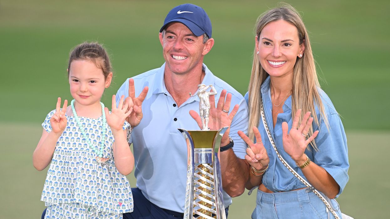 Rory McIlroy and his family