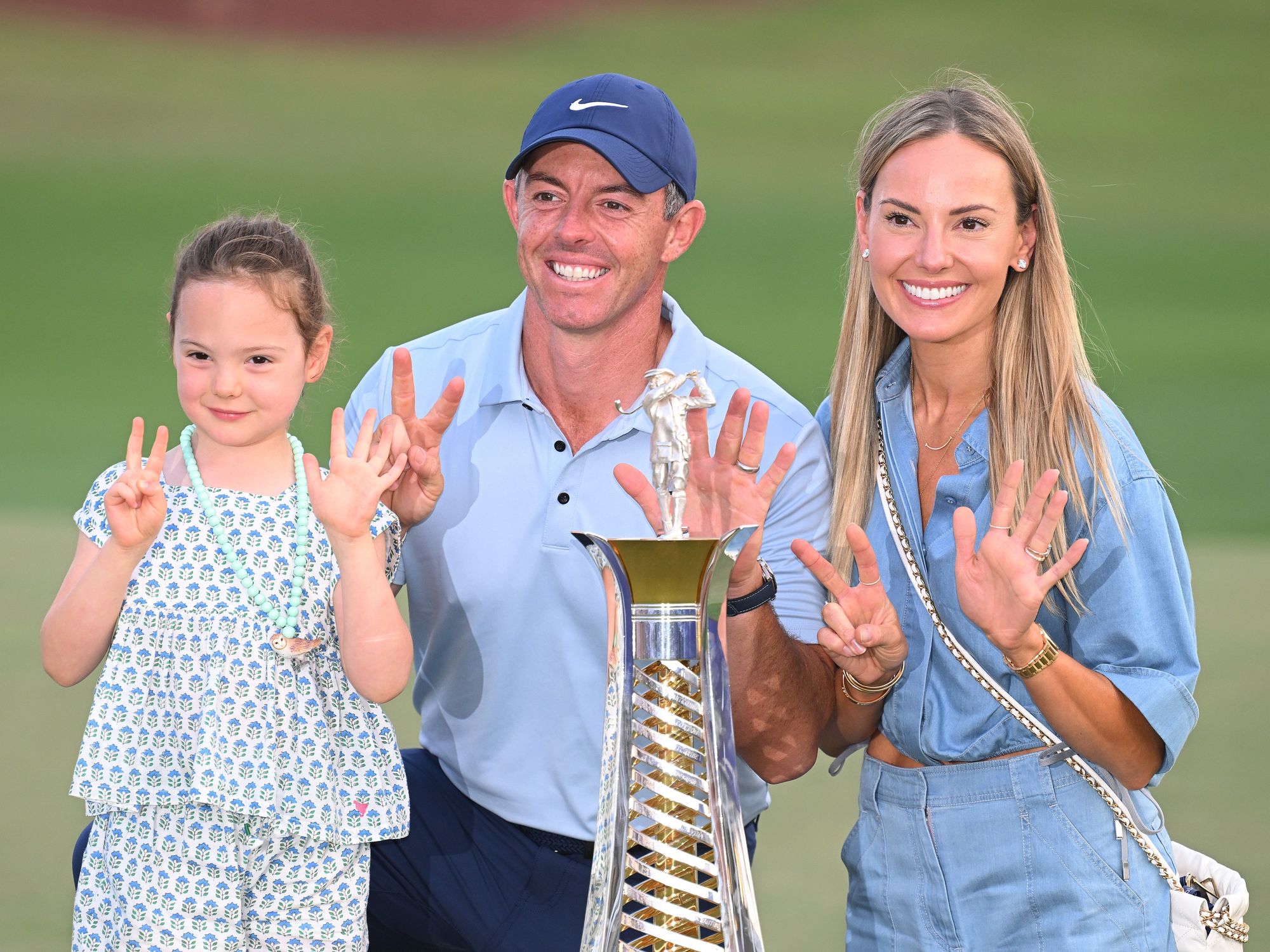 Rory McIlroy and his family