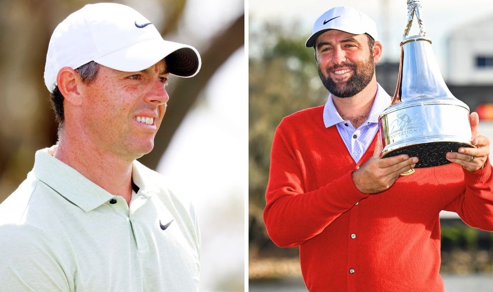 Rory McIlroy and Scottie Scheffler