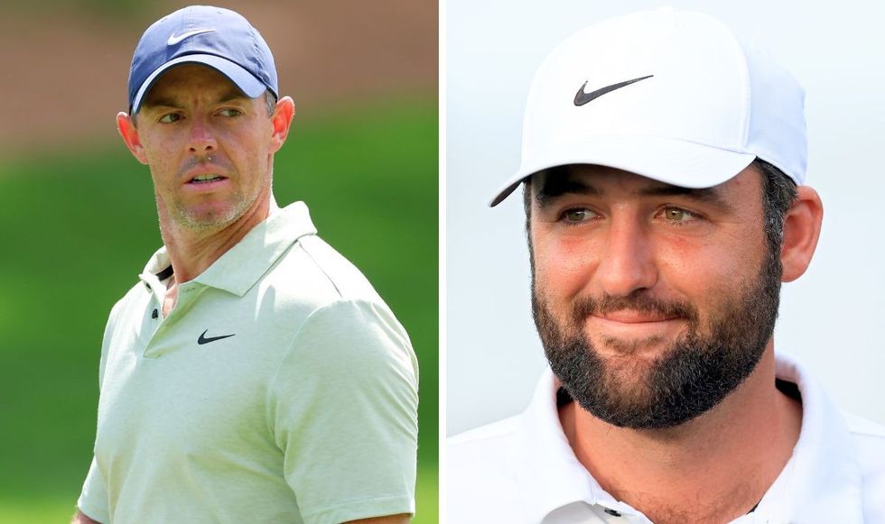 Rory McIlroy and Scottie Scheffler