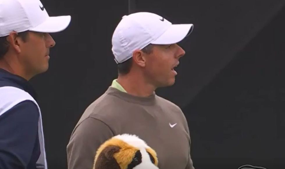 Rory McIlroy appeared genuinely shocked