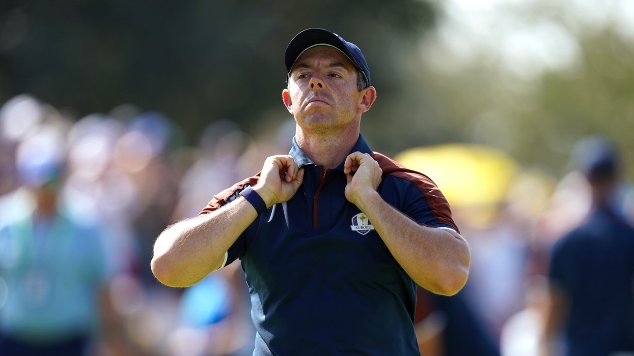 Rory McIlroy caused a stir on social media