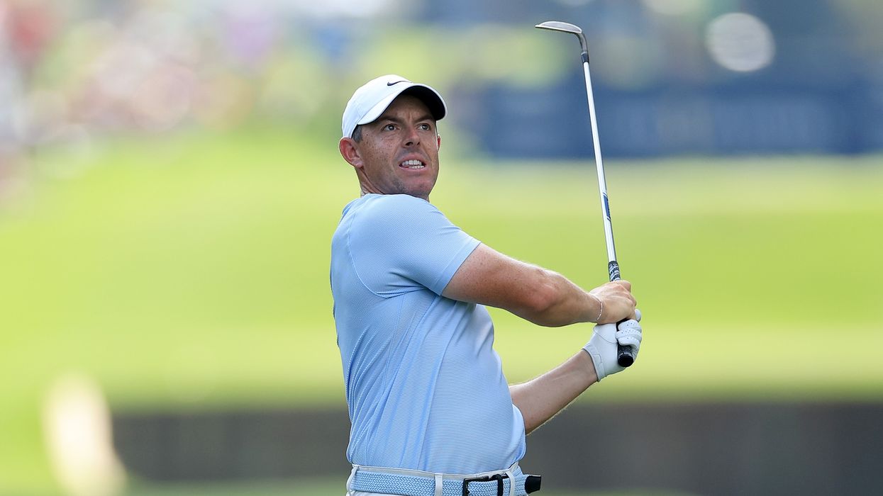 Rory McIlroy endured a difficult day on Friday