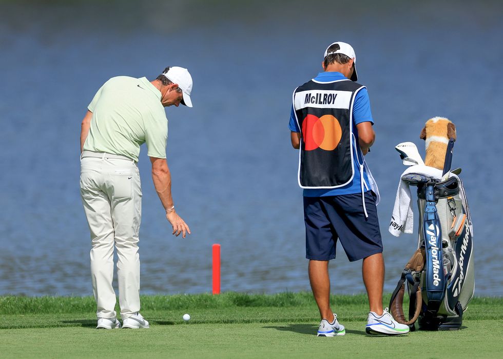 Rory McIlroy slammed for 'temper tantrum' after smashing up tee box in ...