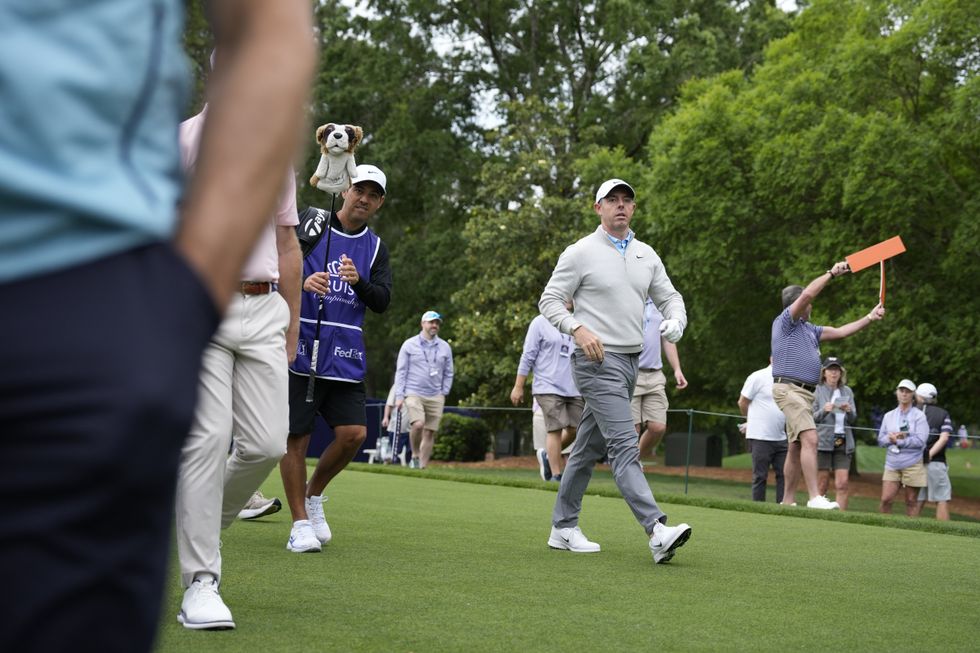 Rory McIlroy is playing at the Truist Championship as he prepares for the PGA Championship later this month