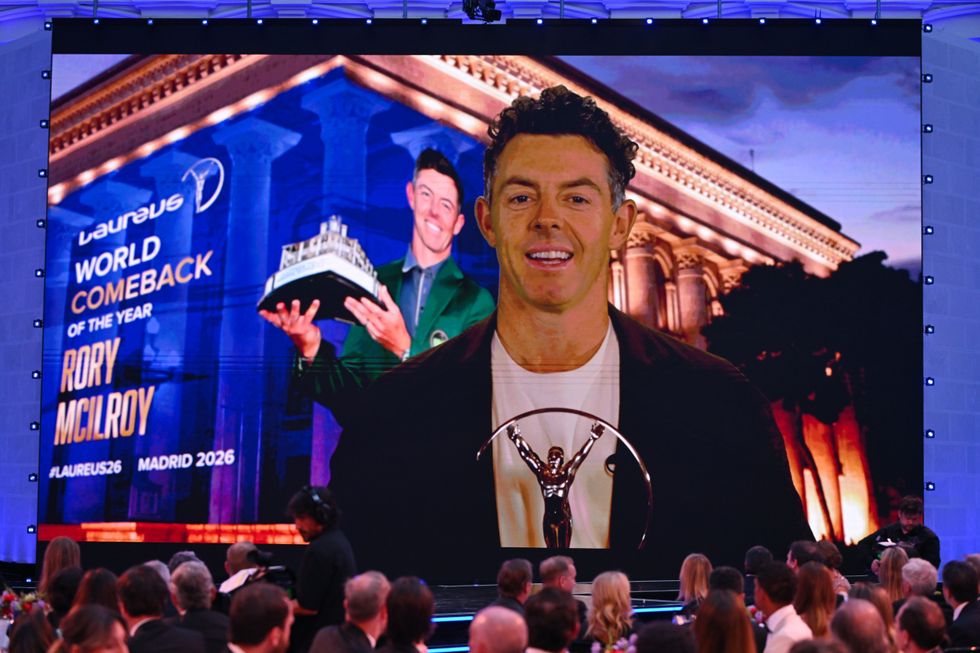 Rory McIlroy received the Comeback of the Year honour at the Laureus Awards on Monday, describing his second accolade from the organisation as a "huge honour" for both himself and golf