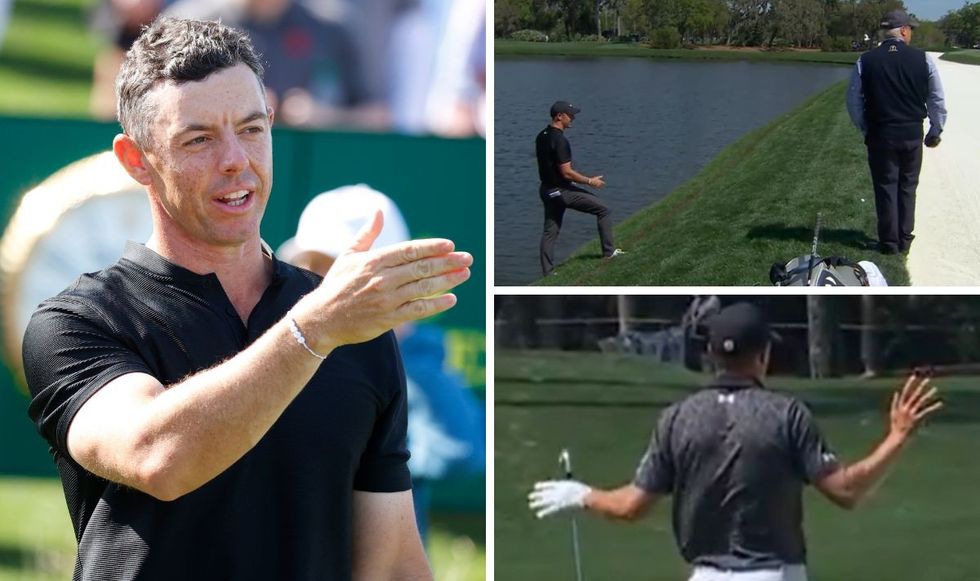 Rory McIlroy's controversial drop was watched by millions