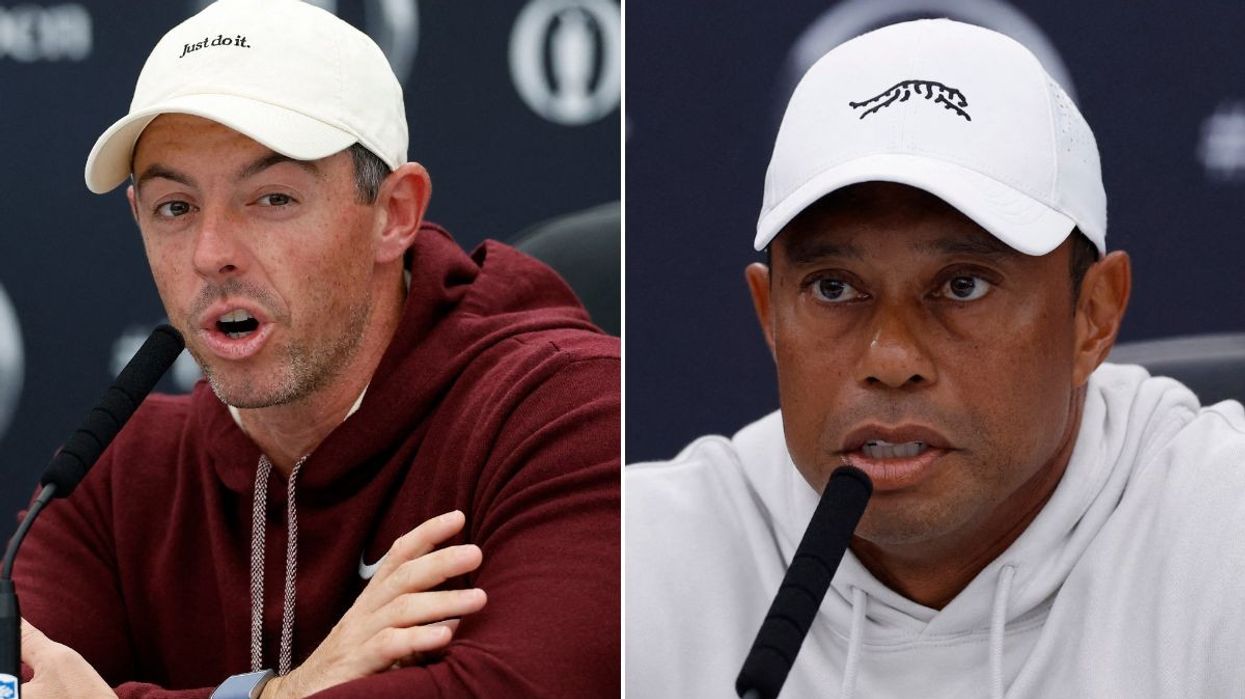 Rory McIlroy Tiger Woods The Open