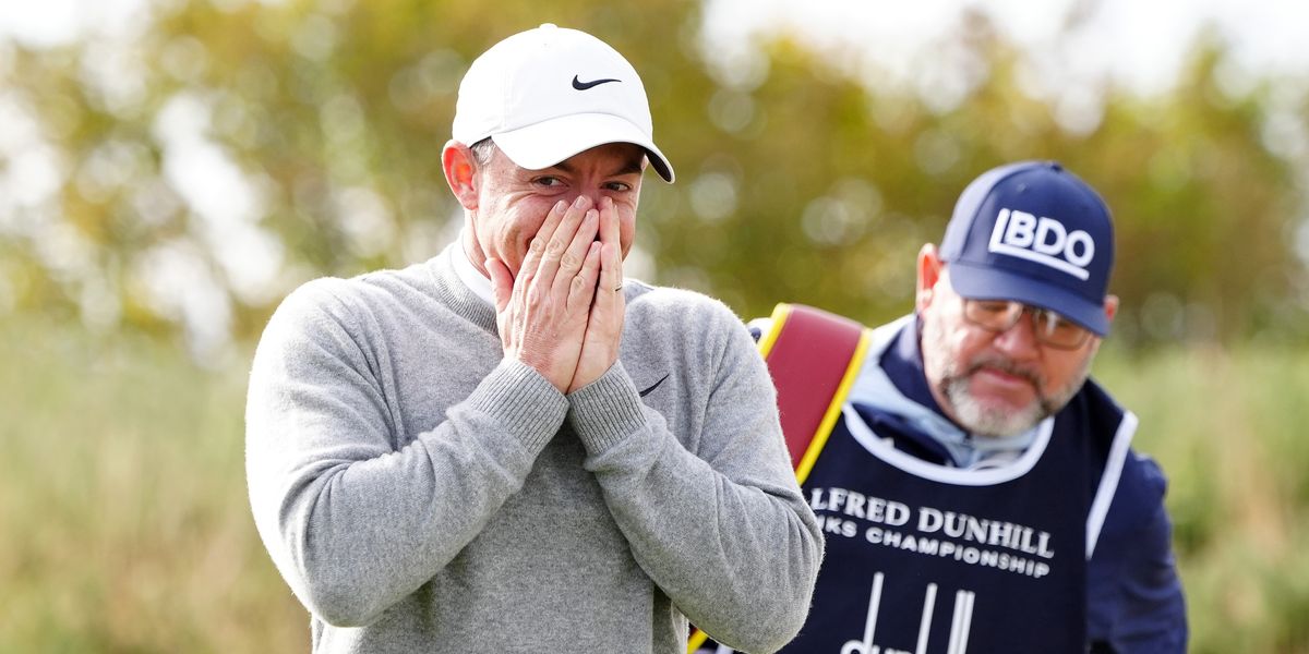NextImg:Rory McIlroy receives death stare from Ryder Cup team-mate in furious exchange - 'He looks annoyed'
