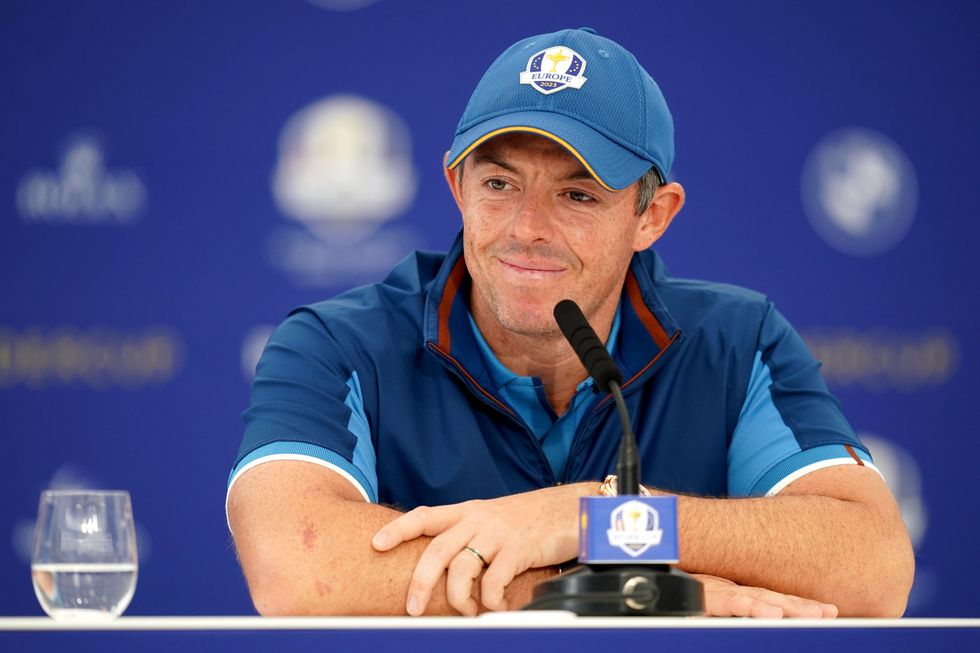 Rory McIlroy was glad Team Europe chose Luke Donald
