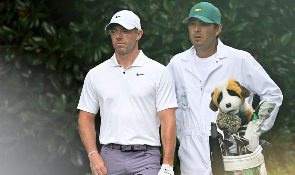Rory McIlroy was not in the featured group