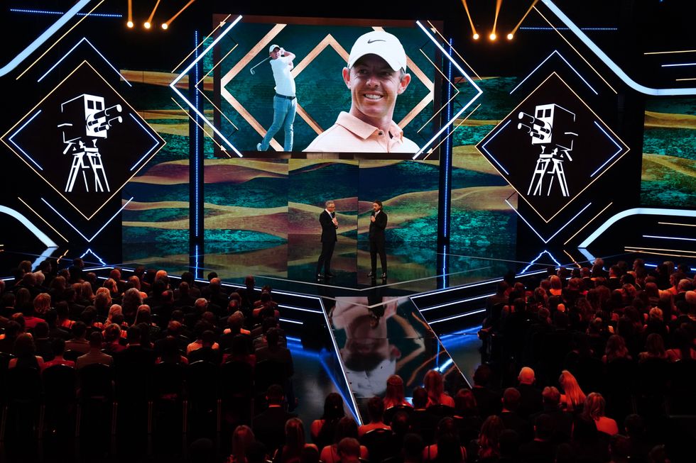 Rory McIlroy was not present at the ceremony