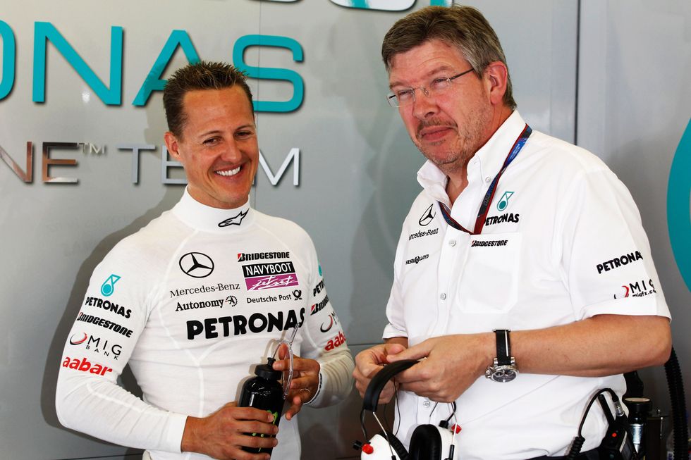 Ross Brawn helped Michael Schumacher win his seven world titles