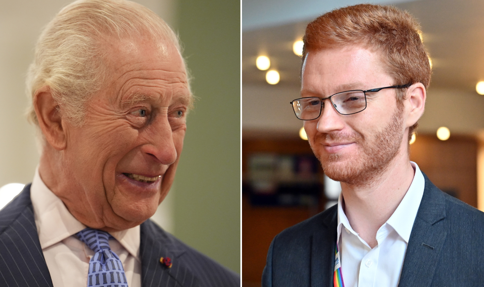 Ross Greer and King Charles