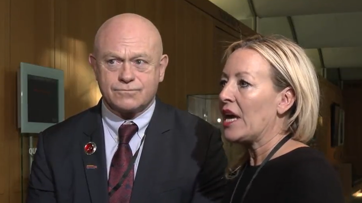 Ross Kemp appearing on GB News earlier today