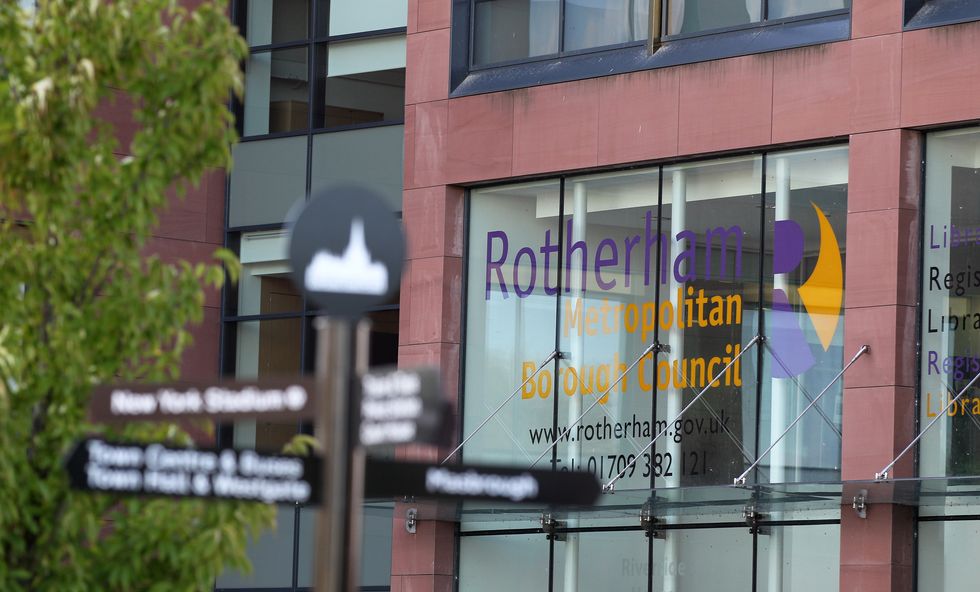 Rotherham council offices following the publication of a report that found around 1,400 children were sexually exploited in the town over a 16-year period.