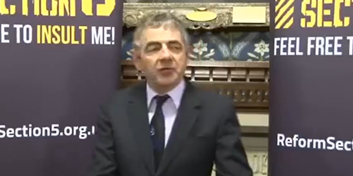 NextImg:Brilliant Rowan Atkinson clip reemerges and outlines EXACTLY why free speech is integral to our country