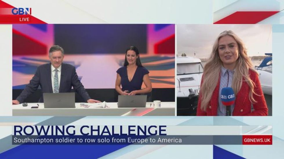 British soldier aiming to be first person to row across the Atlantic from Portugal to Miami