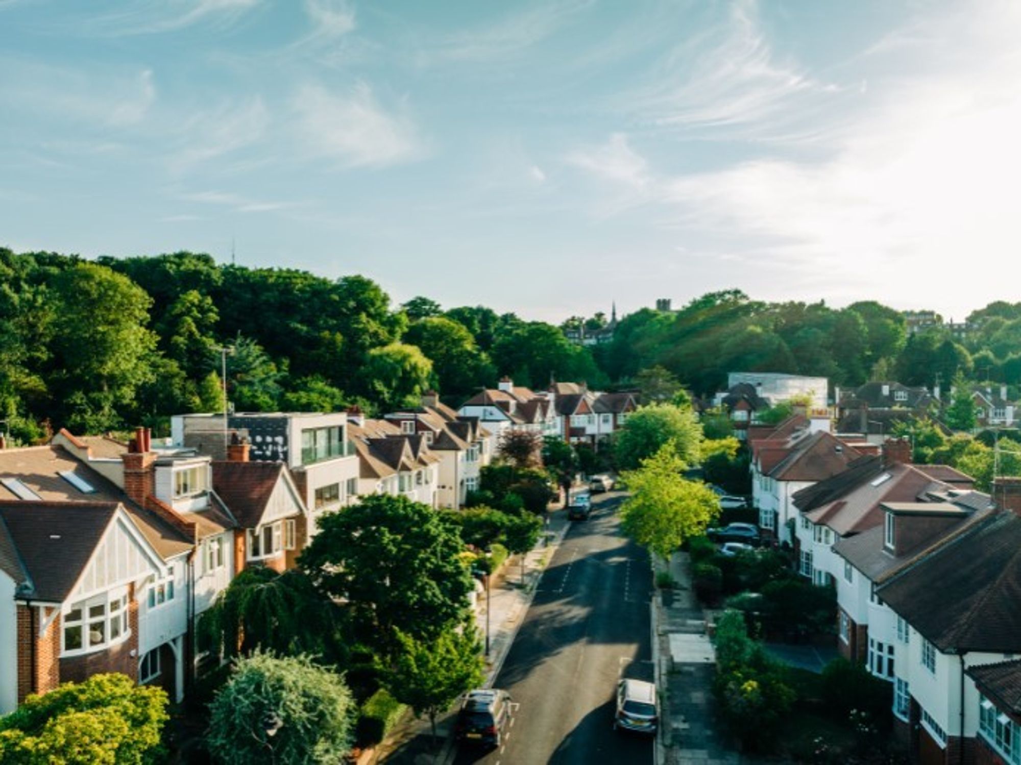 Rows of houses