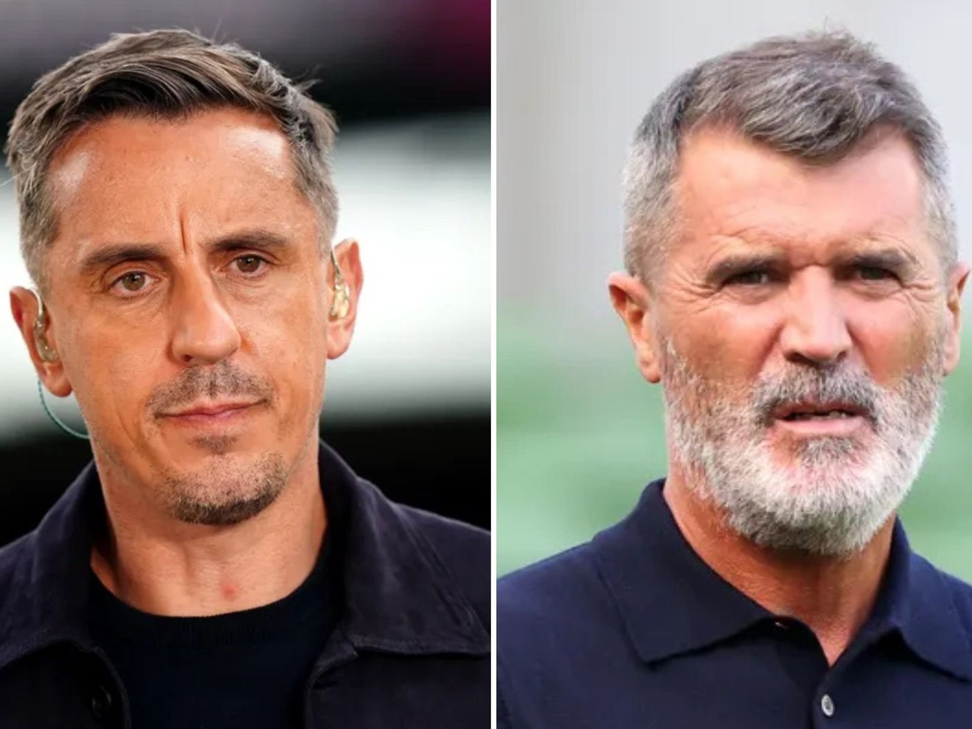 Roy Keane and Gary Neville