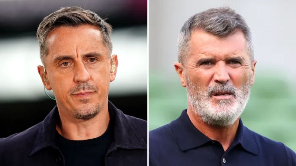 Roy Keane and Gary Neville