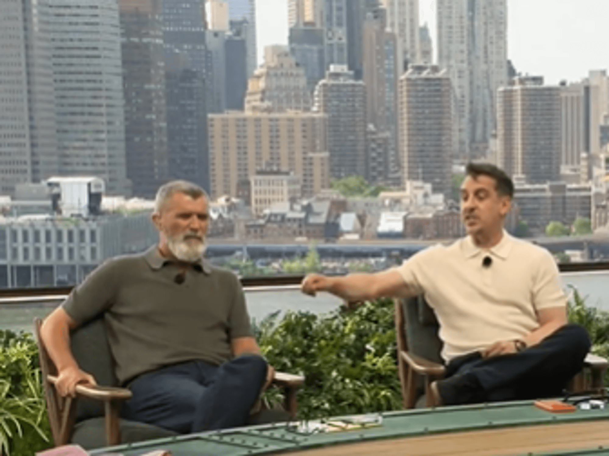 Roy Keane, Gary Neville, Ian Wright
