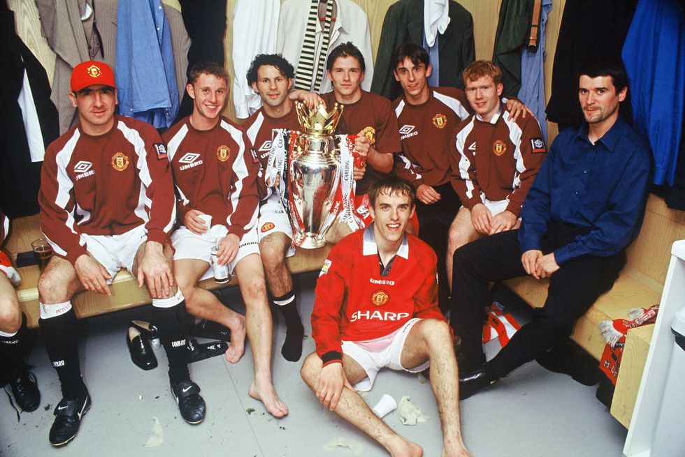 Roy Keane Gary Neville