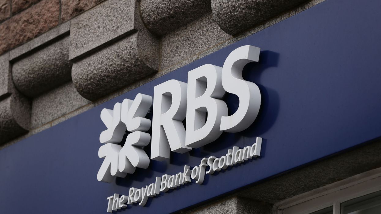 Royal Bank of Scotland logo in pictures