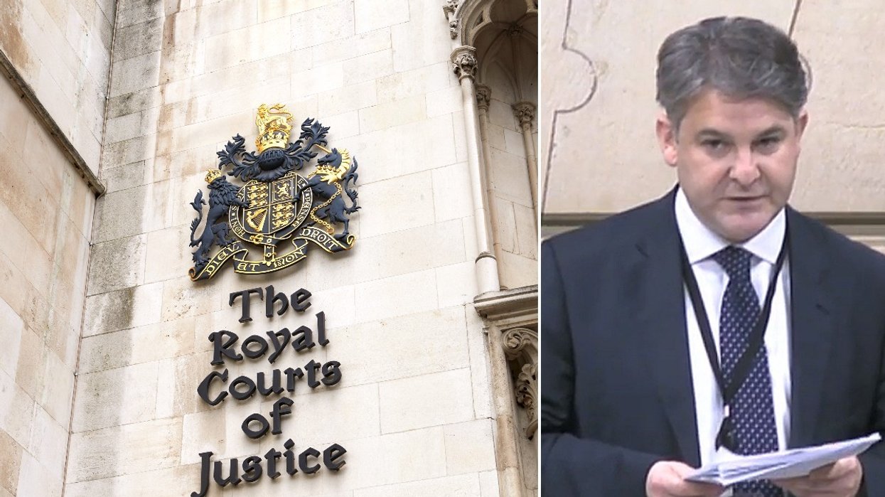Royal courts of justice and Philip Davis MP