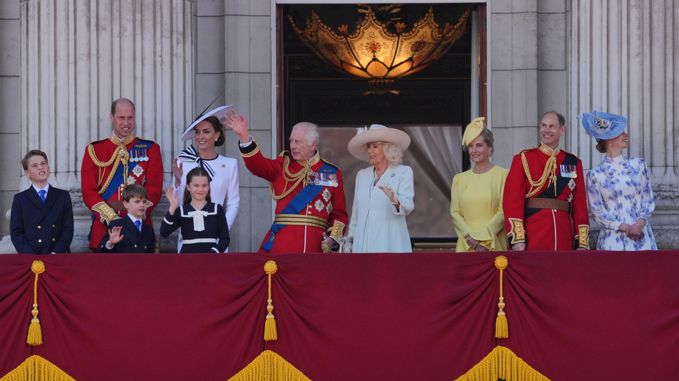 Royal Family on balcony at Trooping the Colour