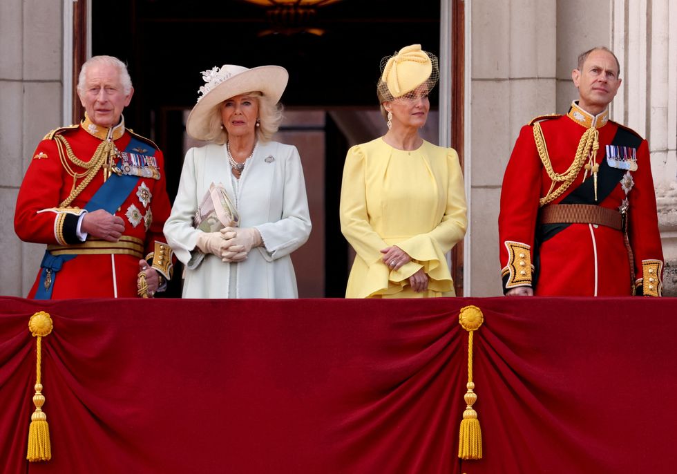 Royal Family on the balcony