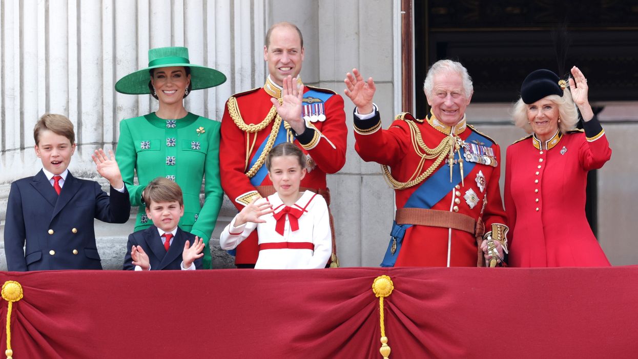 Royal Family Trooping the Colour 2024